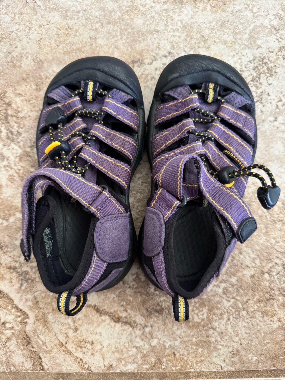 Keen Kids Purple Outdoor Sandal - Durable Closed-Toe Trail/Water Shoe